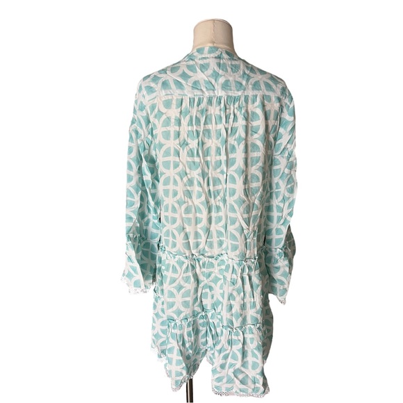 Kenny Flowers The Maldives Tunic Mini Dress L - Picture 4 of 10